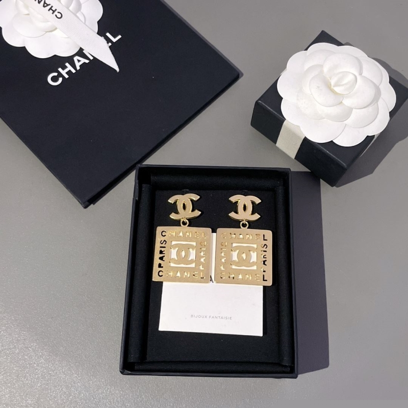 Ch*el earrings